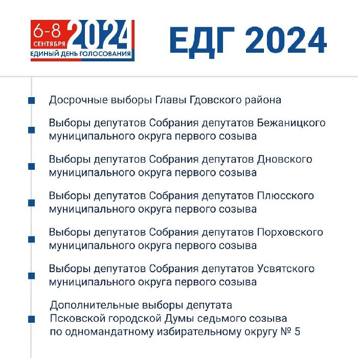 В 11 районах Псковщины стартовали 13 избирательных кампаний