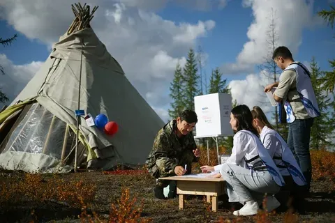 В отдаленных селениях России идет досрочное голосование