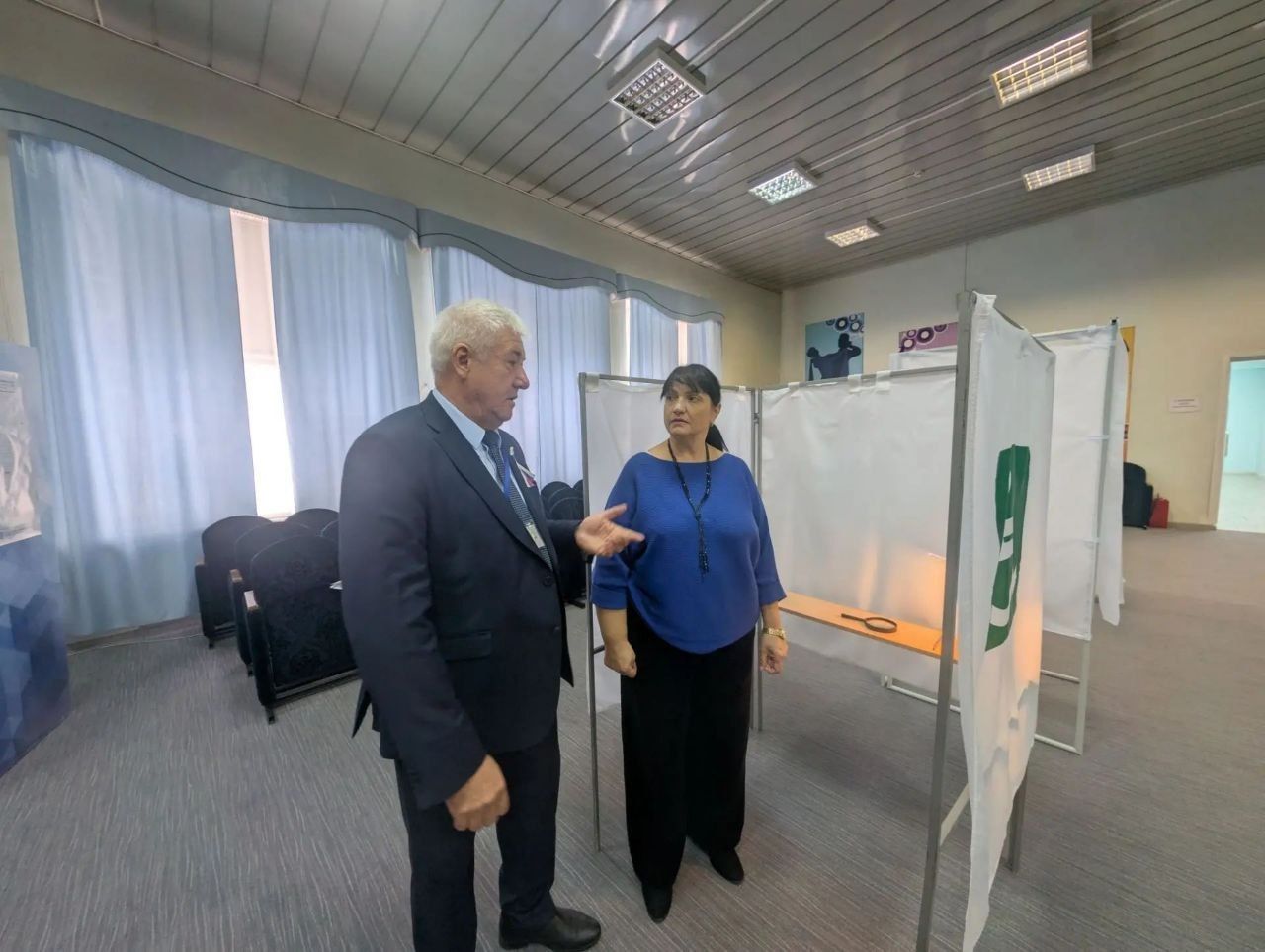 Все приспособлено для голосования людей с ОВЗ