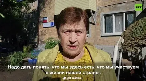 Жители Авдеевки пришли проголосовать на передвижные избирательные участки
