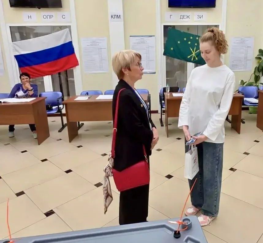 В Адыгее голосовать приходят семьями