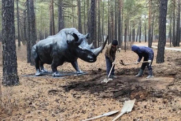 В Забайкалье завершают благоустройство ландшафтного парка «Динолес»